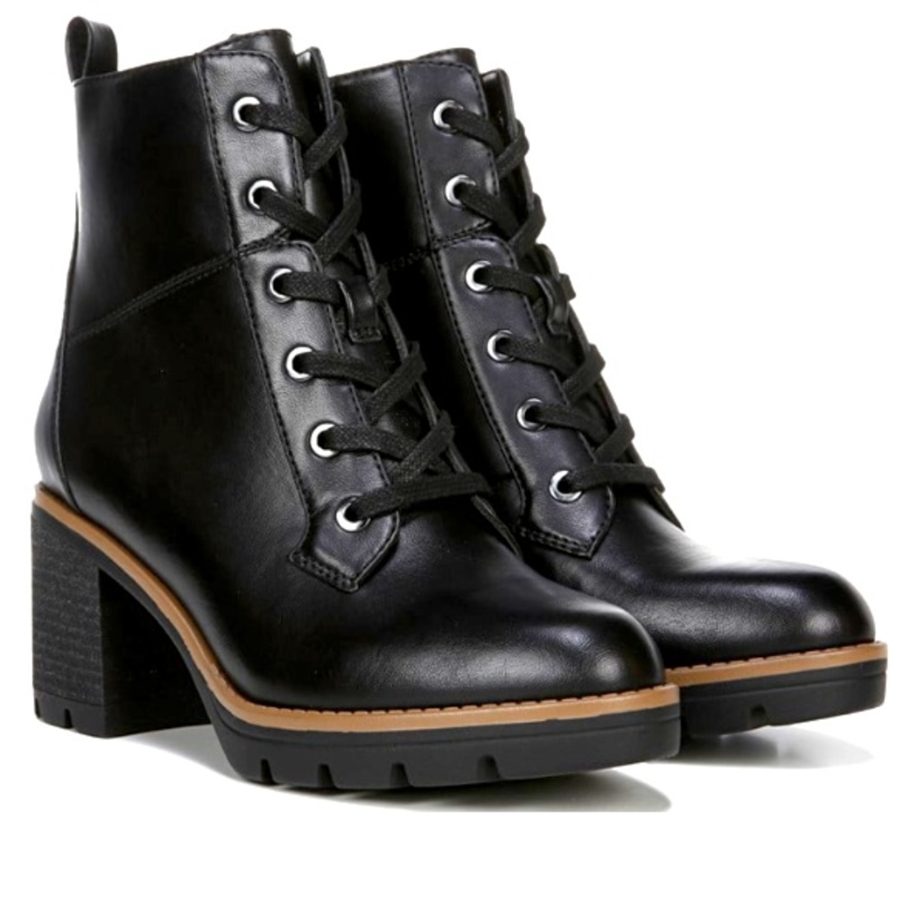 Naturalizer Black Moto Boots